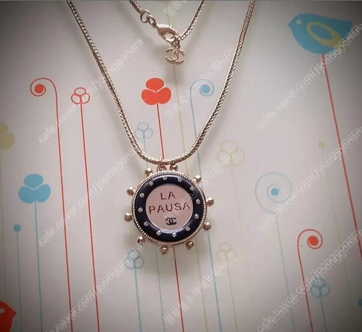 샤넬목걸이 Chanel Lapausa Necklace 행운상징 정품